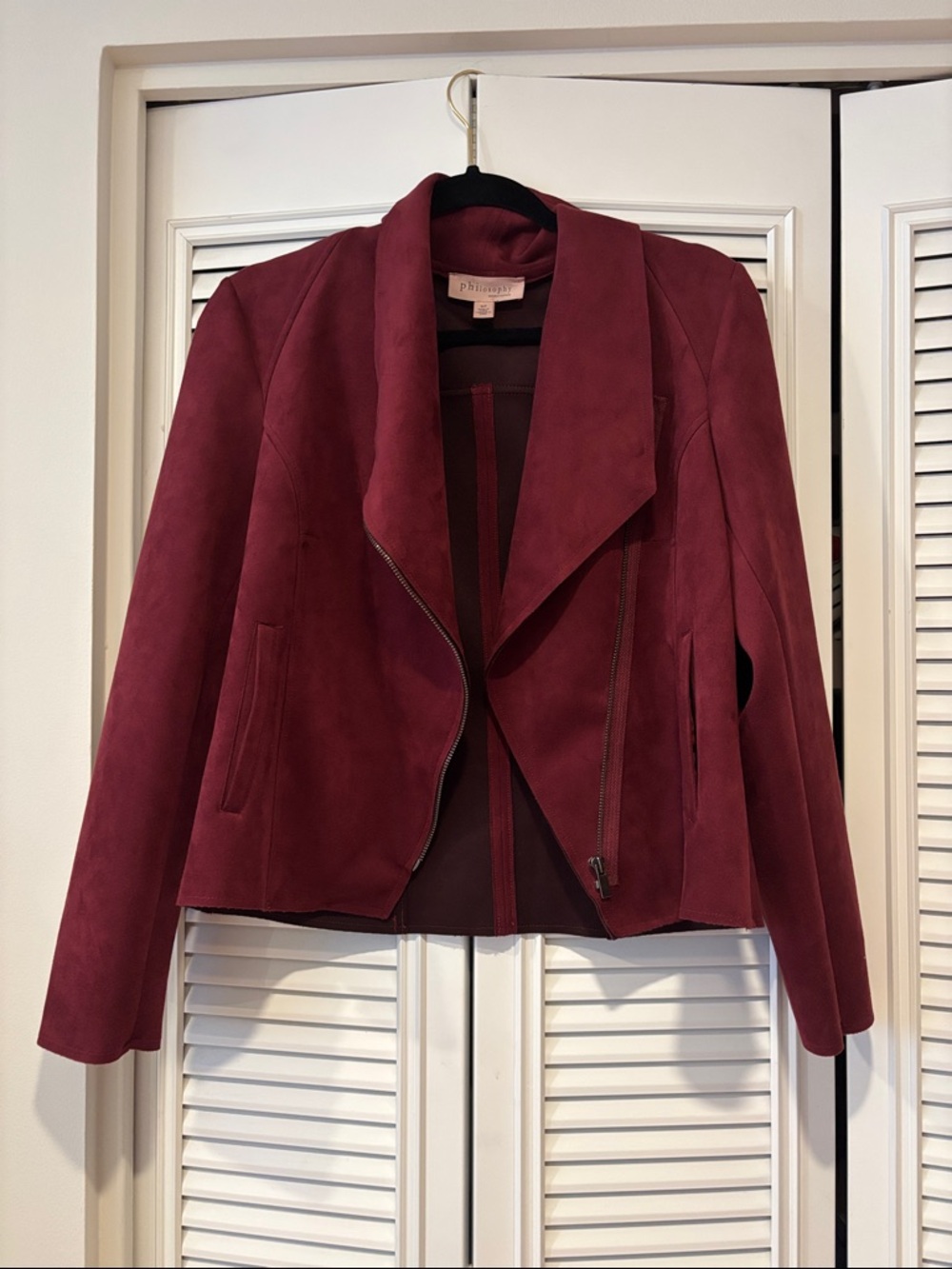 Philosophy Vegan Suede Blazer